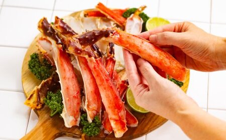 18-15 【訳あり】生冷タラバガニ剥き身セット1kg【サイズ不揃い】