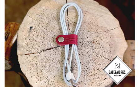 8-11 【年内発送12月15日入金まで】レザークラフト：本革ケーブルクリップ５色セット within2025