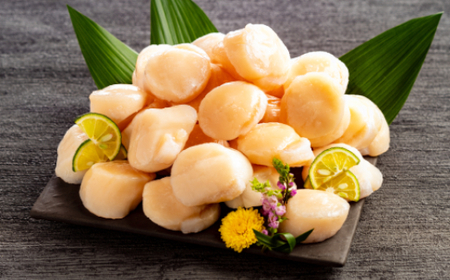 15-129 【超特大】北海道オホーツク産ホタテ貝柱(生食用)1kg