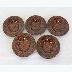 三百余年の伝統　『津軽塗(唐塗)　茶たく(5枚セット)』_装飾品・工芸品     雑貨・日用品 皿・椀 食器 _【配送不可地域：離島・沖縄県】【1027175】