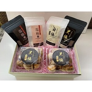 にんにくパウダー2種×1袋・にんにく塩2種×1袋・黒にんにく約100g×2パック_調味料 塩  しお  野菜 にんにく・生姜 根菜 ニンニク にんにく しょうが ショウガ  調味料   _【配送不可地域：離島・沖縄県】【1104307】