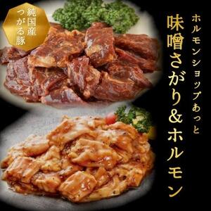 津軽豚の味噌サガリ＆ホルモンセット (850g)保存料・化学調味料無添加【配送不可地域：離島】【1450682】