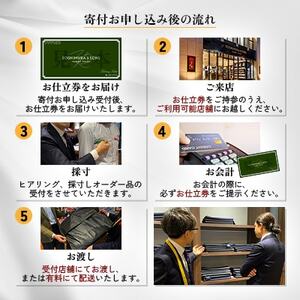 オーダースーツお仕立券【3万円分】YOSHIMURA&SONS/オーダースーツのヨシムラでご利用可能【1686175】
