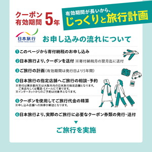 北海道函館市　日本旅行　地域限定旅行クーポン15,000円分_HD131-001