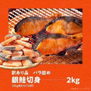 銀鮭切身 訳あり バラ詰め2kg_HD231-017