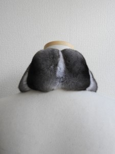 チンチラクリップタイ チンチラ 毛皮 マフラー 天然素材 常温 北海道