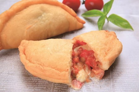 ポケットピザ函館本店 ポケットピザ全４種計１９個（海老チリ４個ほか各５個） モッツァレラチーズ 包み揚げピザ ピザ イタリアン おやつ 北海道 函館市 ふるさと納税 お取り寄せ 送料無料_HD092-010