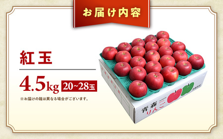 【先行予約】2026年発送 青森県産りんご 紅玉 約4.5kg りんご