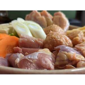 青森シャモロック　とり鍋せんべい汁セット　ファミリーサイズ【配送不可地域：離島・沖縄県】【1567438】