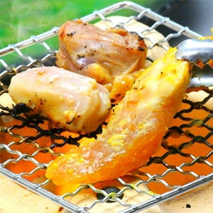 青森シャモロック　和の焼肉Aセット(やわらか・美味しい味付け鶏肉　3～4人前)【1114881】