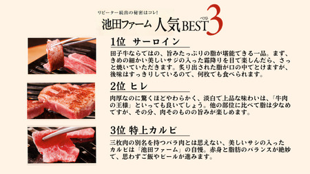 幻の田子牛 逸品セットB/牛肉計1.95kg （特製タレ付）