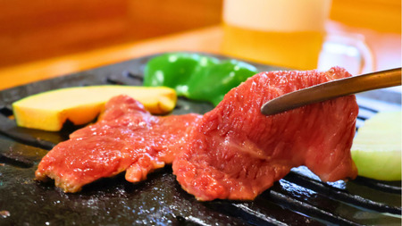 田子牛焼肉用切落とし300g （特製タレ付 ）