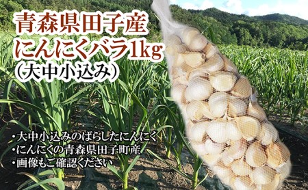 青森県田子産にんにくバラ（訳あり）約1kg | 青森県田子町 | ふるさと