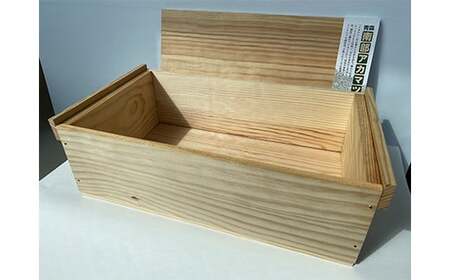 職人による手作り木箱 令和のりんご箱（小） ※レーザー加工選択可能 【新坂製函】 F21U-139