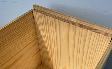 職人による手作り木箱 令和のりんご箱（大） ※レーザー加工選択可能 【新坂製函】 F21U-142