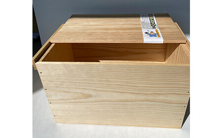 職人による手作り木箱 令和のりんご箱（大） ※レーザー加工選択可能 【新坂製函】 F21U-143