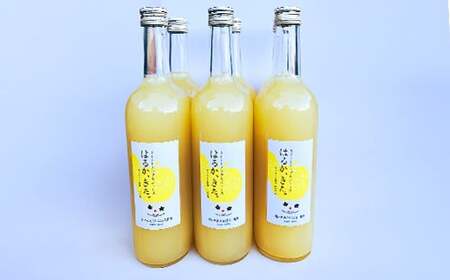 「はるか、きた。」りんごジュース 6本セット 【佐々木あきおはるこ農園】 F21U-587