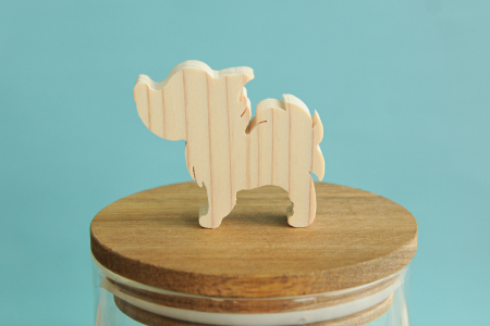 ガラスキャニスター　チワワ/520ml【17040】