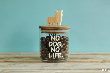 ガラスキャニスター　コーギー/520ml【17045】