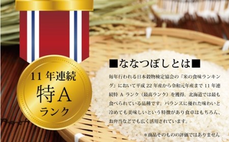 令和5年産【定期便(10kg×12カ月)】北海道産ななつぼし 五つ星お米マイスター監修【16027】