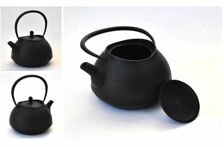 南部鉄瓶 刷毛目 1.0L ブラック 直火対応 IH対応 壱鋳堂 日本製 南部鉄器 鉄瓶 急須 やかん 鉄分補給 貧血予防 キッチン キッチン用品 キッチングッズ 調理器具 日用品 直火ok IH おしゃれ 鉄分 健康 工芸品 民芸品 伝統工芸品 岩手 岩手県 盛岡市