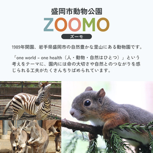 盛岡市動物公園ZOOMO入園チケット（大人5枚セット）