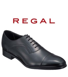 【Regal Walker】（24.5）ビジネスシューズ　ストレートチップ　黒