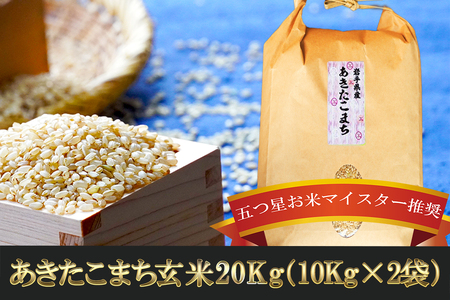 盛岡市産あきたこまち玄米 20kg お米 あきたこまち 米 お米 こめ おこめ 白米 精米 ご飯 ごはん 令和7年 2025年 岩手 岩手県 盛岡市