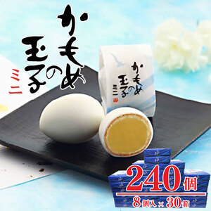 かもめの玉子ミニ 8個入 × 30箱セット 計240個 ミニ お菓子 スイーツ 洋菓子 銘菓 卵型 たまご チョコレート お茶菓子 焼き菓子 焼菓子 餡 おやつ お土産 手土産 ギフト プレゼント 贈答品 贈答 お歳暮 老舗 さいとう製菓 大船渡 岩手県
