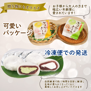 クリーム大福 ぷよぷよおもち16個 ( 生クリーム8個 / 抹茶クリーム8個  スイーツ 生クリーム大福 大福 抹茶 冷凍 小分け 大福 10000円 壷屋田耕 大福