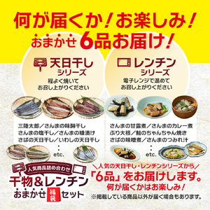 干物 ＆ レンチン おまかせ 福袋セット 小分け パック 海鮮 惣菜 おかず お手軽 おつまみ 岩手県 大船渡市