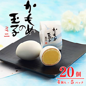 かもめの玉子 ミニ 4個入×5パック (計20個) お菓子 銘菓 大船渡 さいとう製菓
