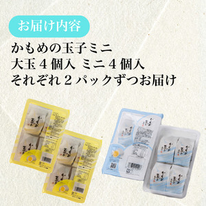 かもめの玉子 レギュラーサイズ＆ミニサイズセット ( レギュラー4個入×2 / ミニ4個入×2 ) 計16個 お菓子 さいとう製菓