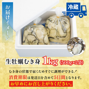 訳あり 冷蔵牡蠣1kg 牡蠣[seikimaru002]