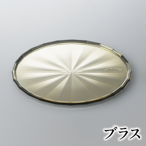 コースター ornament Coaster 【ブラス】 2枚組×3 シンプル モダン 金属 ギフト 撥水