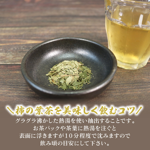 渋柿葉茶 海水塩 お茶 塩 調味料 おしお しお ソルト salt かき 柿 茶葉 ノンカフェイン ポリフェノール 岩手県 大船渡市