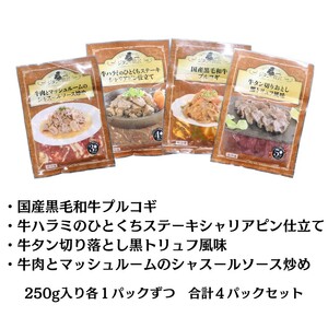 ジタンの贅沢　お肉料理４種類セット　【1864】