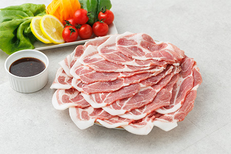 【ふるなびWEEK対象】白金豚カタローススライス【W（ダブル）】　500g×2パック 　FN-Limited-WE　【2128-FN】