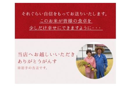 ≪令和5年産 新米≫ 減農薬栽培 岩手花巻産ひとめぼれ玄米５kg 【509