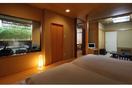 源泉露天風呂付き特別室　花巻温泉 割烹旅館 廣美亭ペア宿泊券「花霞（はながすみ）」 【544】