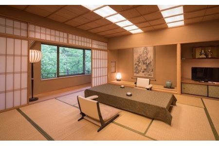 旅の思い出に贅沢なひとときを。花巻温泉　佳松園の特別室「クラウンスイート」ペア宿泊券 【569】