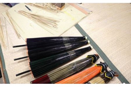 花巻傘 オーダーメイド番傘(家紋・名入れ和傘)(赤) 【663-2】