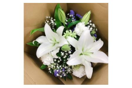 【定期便6ヶ月】日時指定可能 お供え用フラワーアレンジメント 【803】