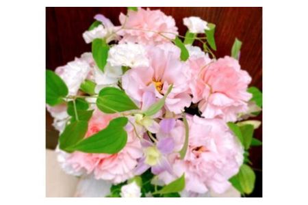 【定期便12ヶ月】日時指定可能 お供え用フラワーアレンジメント 【804】