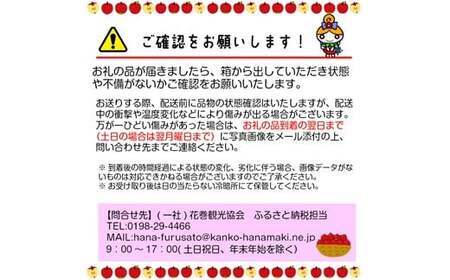 花巻産イーハトーヴりんご お試し 5個セット　【1709】