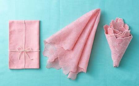 さくら染めハンカチセット（3枚入り）北上観光物産館アクセス 観光コンベンション アクセス 岩手県 北上市 F0107