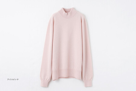 【12/7入金確認分まで年内発送】【UTOカシミヤ】セーター レディース ハイネック プルオーバー 100% ニット 岩手県 北上市 R0114