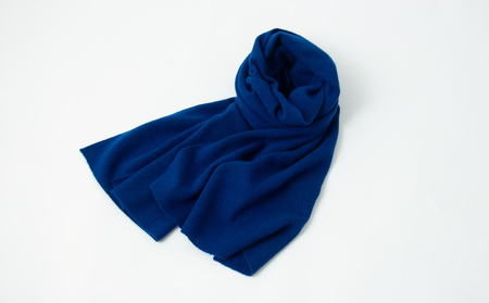 【UTOカシミヤ】天使のストール レギュラーサイズ（ロイヤルブルー） 岩手県 北上市 L0102 （UTO）