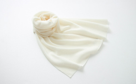 【UTOカシミヤ】天使のマフラー オフホワイト H0129 マフラー カシミア