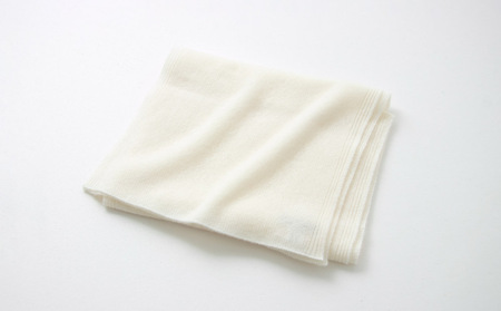 【UTOカシミヤ】天使のマフラー オフホワイト H0129 マフラー カシミア